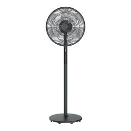 Ventilateur sur pied, 16", t&eacute;l&eacute;commande, 9 vitesses, noir