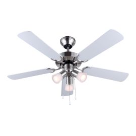 Ceiling Fan - 42" - 5 Reversible Blades - White/Grey