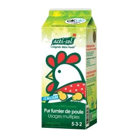 Pure Hen Manure Fertilizer - 5-3-2  - 215 ft&sup2; - 1.36 kg