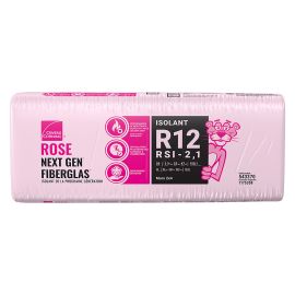 R-12 Pink Next Gen Fiberglas Insulation - 23" x 47" x 3 1/2" - Covers 150.1 sq. ft
