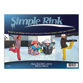 Patinoire Simple Rink pour cour arri&egrave;re 10 pi x 20 pi