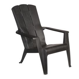 Chaise Adirondack Contour, noir