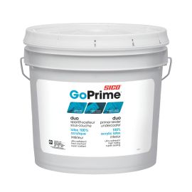 Appr&ecirc;t-scelleur sous-couche GoPrime, duo, latex 100 % acrylique, int&eacute;rieur, blanc, 7,57 l