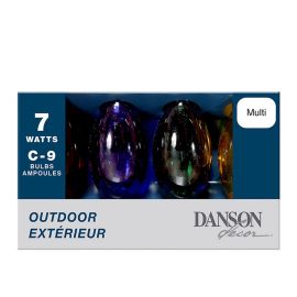 Lumi&egrave;res brillantes de remplacement C9, 4/pqt