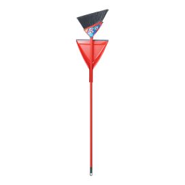 Broom and Dustpan - Red