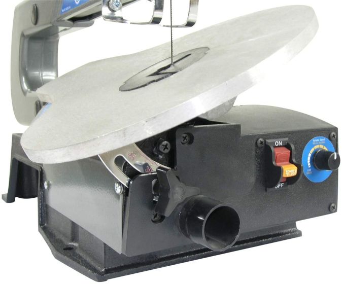 Scie à Chantourner 16" Vitesse Variable - 120V - Pour Bois - Occasion Fonctionnelle - Avec Lames