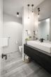 Spellbound Bathroom Sink Faucet - 1 Lever - Matte Black - 4" Centerset