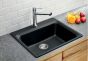 Kitchen Sink - Anthra - 1 Bowl - 1 Hole - Silgranit - Anhtracite - 25" x 20.75" x 8"