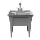 All-In-One Nova Laundry Sink with Faucet - 32" x 22" x 34" - Granite