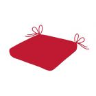 Red Outdoor Chair Pad 17 "x 17" (4)