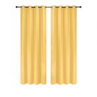 Total Blackout Curtain with Metal Grommets 84 L - Mustard