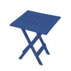 Table d'appoint pliante, 15,25" x 17", bleu
