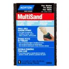 Norton MultiSand Small Area Sanding Sponge - 4" x 2 3/4" x 1" - Gr. Fine/Medium - 1/pck