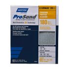Norton ProSand Fine Grit Sandpaper Sheet - 11" x 9" - Gr. 120 - 20/pck