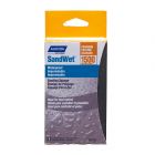 Norton SandWet Waterproof Sanding Sponge - 4 3/4" x 2 7/8" x 1" - Gr. 1500 - 1/pck
