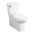 Toilette cuvette allongée Décor par American Standard, 2 pièces, chasse simple, 4,8 l, blanc