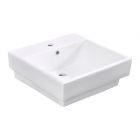 Square Drop-In Sink - 20 1/2" x 20 1/8" - White