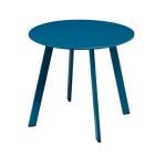 Table d'appoint ronde, 50 cm, bleu