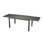 Table extensible rectangulaire, noir