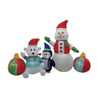 Inflatable Snowman Family - 6.4'