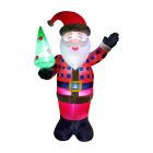 Inflatable Lumberjack Santa Claus - 7'
