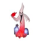 Inflatable Ghost with Tombstone - 8'