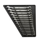 Combination Wrench Set - Metric - 15 Piece