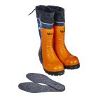 Safety Boots - Rubber - Orange/Black - Size 11