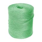 Synthetic twine for round bale - green