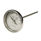 Bimetal Dial Thermometer For Maple Syrup - 3" x 9"