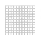 Treillis à carrés en PVC, Blanc, 4' x 8'