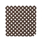 Privacy PVC Lattice - Dark Brown - 4' x 8'