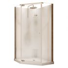 Shower - Begonia - 36" x 36" x 72" - Reversible Door - White and Clear