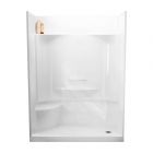 Shower - Essence - 59 3/4″ x 30" - Acrylic - Right Drain -White