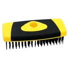 Block Wire Brush - 2 1/8" x 6 5/8" - Plastic and Carbon