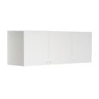Wall Mount Cabinet - 3 Doors - 59" x 24" - Melamine - White