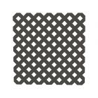 Treillis d'intimité en PVC, Noir fusain, 4' x 8'
