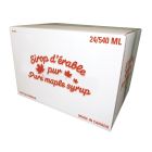Boîte lithographiée pour cannes de sirop d'érable, blanc, 24 x 540 ml