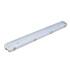 LED waterproof fixture for 2 tubes