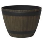Wine barrel planter