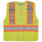 Permeable Non-Mesh Safety Vest - Size Large / X-large - Green