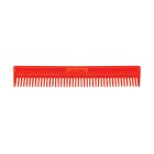 Plastib Animal Comb - Red - 2" x 8 3/4"