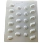 Candy mold - White - Assorted - 22/Pkg
