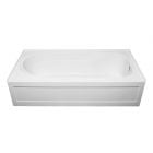 Ariel Skirted Bathtub - 60" x 30" - Acrylic - White - Right-Hand Outlet