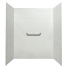 Mur de douche, Suprême, 48", 3 pièces, acrylique, blanc