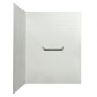 Mur de douche, Suprême, 48", 2 pièces, acrylique, blanc