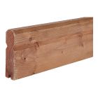 Brown Treated Wood Handrail