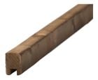 Moulure d'encadrement en bois traité brun, 1" x 2" x 8'