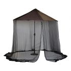 Moustiquaire de parasol, noir