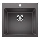 Kitchen Sink - Corence - 1 Bowl - 1 Hole - Silgranit - Ash - 21.25" x 20.5" x 8"